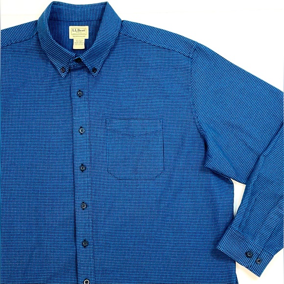 Men’s size XXL. L.L. Bean brand. Long sleeve flannel material button down shirt. - Picture 2 of 5